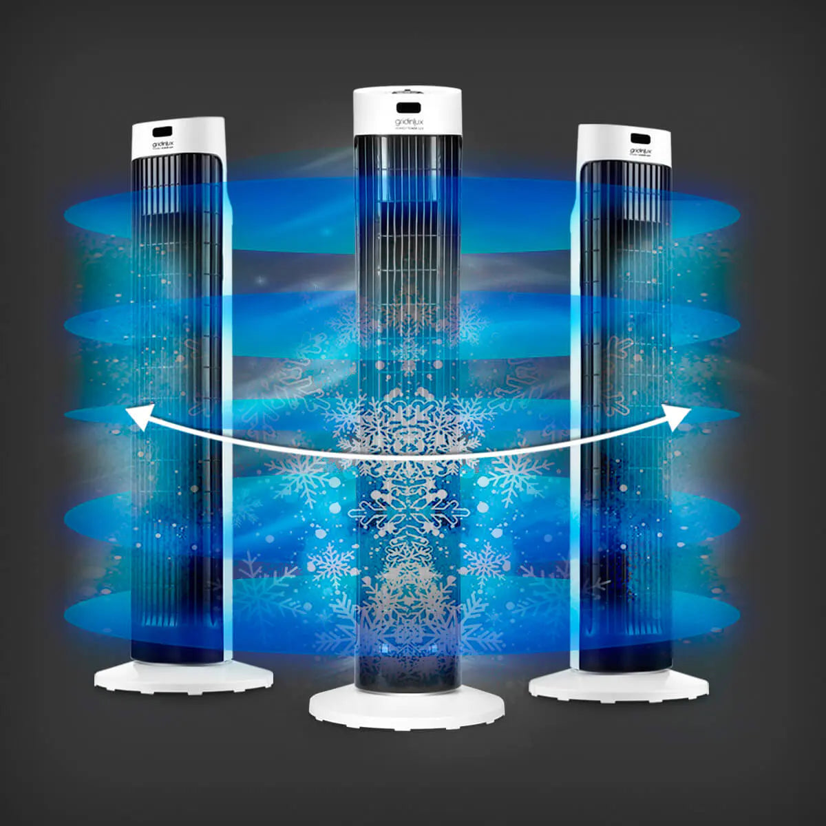 TurboCool | La Torre Que Derrota el Calor + Difusor De Aromas LED USB | Todo En UNO
