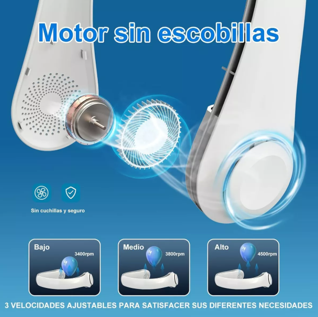 Ventilador Cuello Portátil