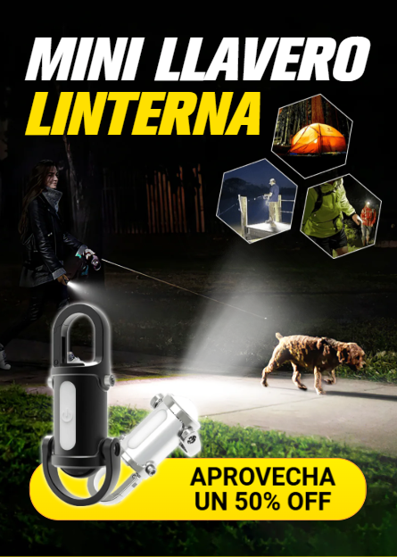 Nuevo Llavero Linterna + Cables De Carga | Todo En Uno