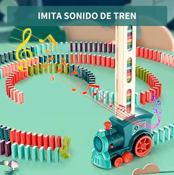 Tren Domino Didáctico Eléctrico