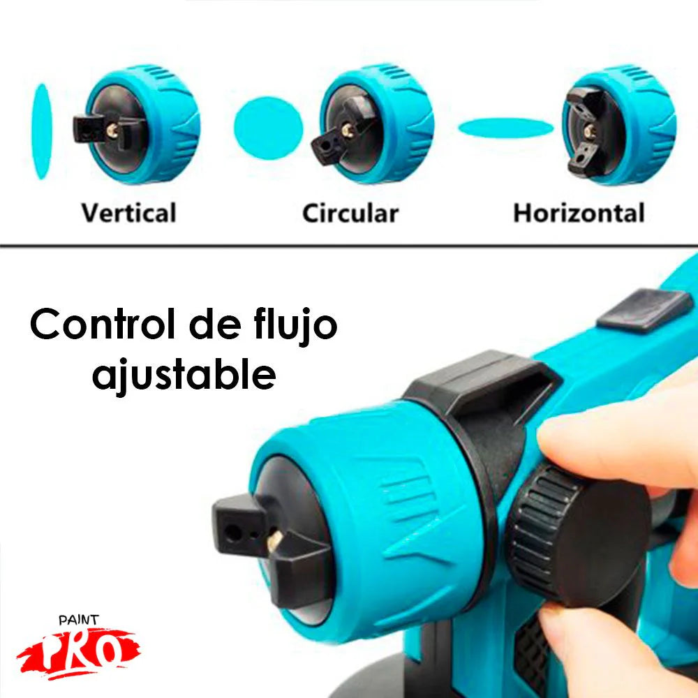 Paint Pro| Pulverizador De Pintura Inalámbrico + Kit de Boquillas Multipropósito de Alta Precisión