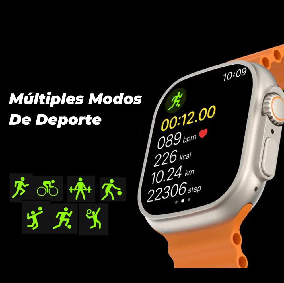 SmartWatchX PRO Combo X8 + AURICULARES GRATIS + 2 CORREAS EXTRA