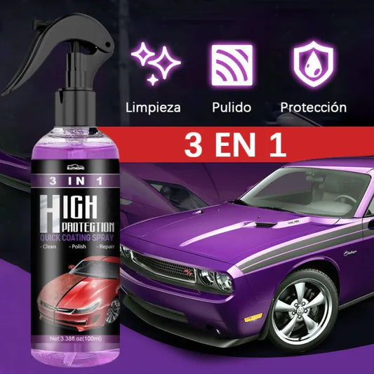 Spray Revestimiento Para Autos 3 En 1