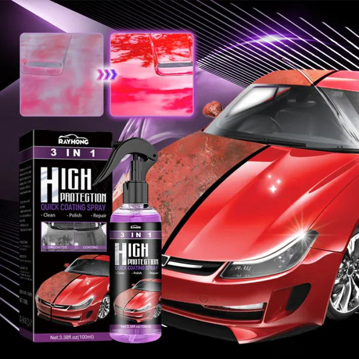 Spray Revestimiento Para Autos 3 En 1