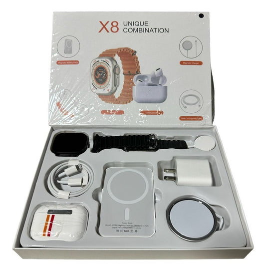 SmartWatchX PRO Combo X8 + AURICULARES GRATIS + 2 CORREAS EXTRA