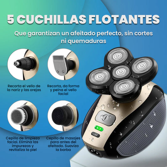 Cinco Soluciones | Afeitadora Eléctrica 5 en 1 para Hombres