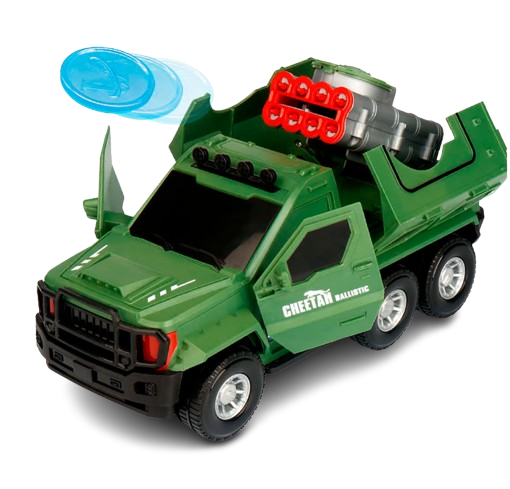 Carro tanque militar lanza tazos