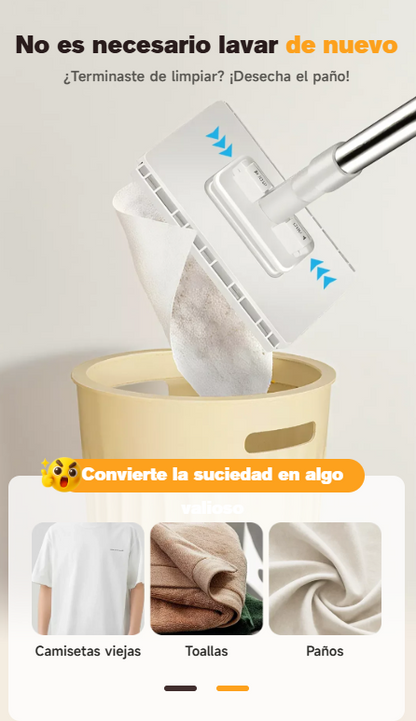 ¡Nueva Mopa Quita Polvos 360° | Dile Adiós a la Suciedad con un Solo Movimiento!