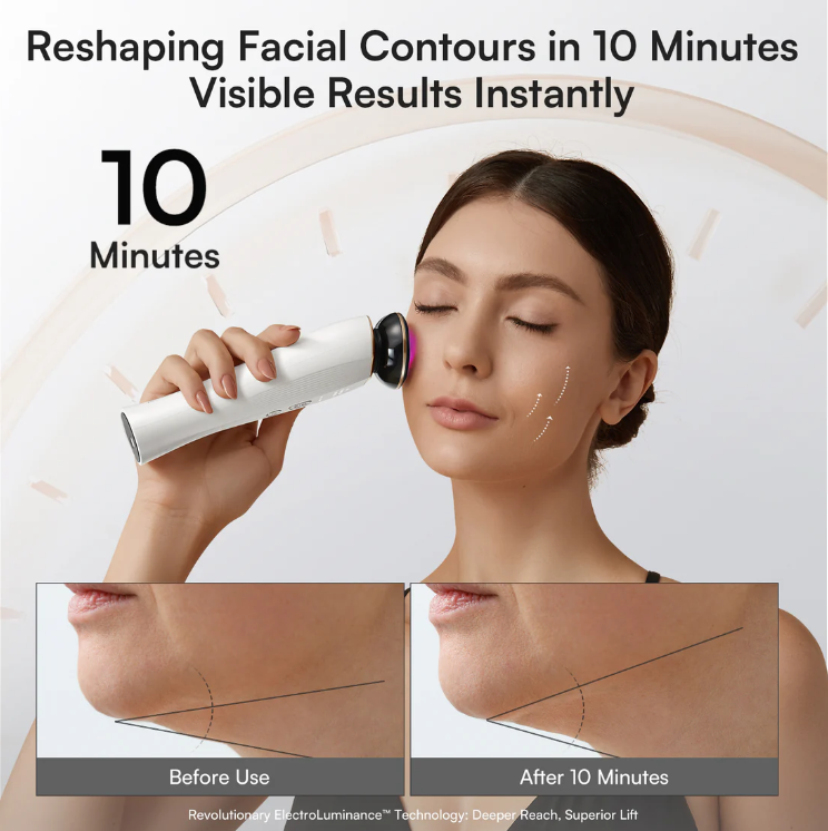 Nuevo Dispositivo Rejuvenecedor Facial Con Microcorriente