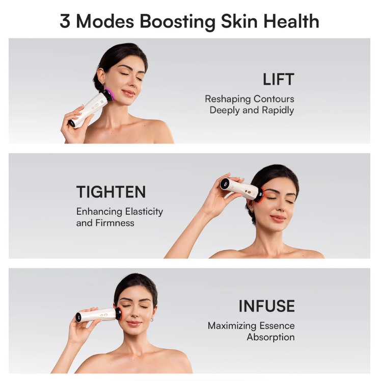 Nuevo Dispositivo Rejuvenecedor Facial Con Microcorriente