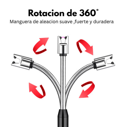 Encendedor Recargable USB 2X1 🔥⚡