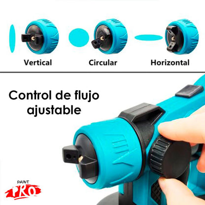 Paint Pro| Pulverizador De Pintura Inalámbrico + Kit de Boquillas Multipropósito de Alta Precisión
