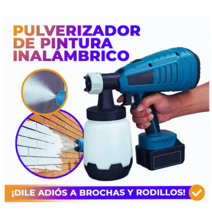 Paint Pro| Pulverizador De Pintura Inalámbrico + Kit de Boquillas Multipropósito de Alta Precisión