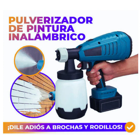 Paint Pro| Pulverizador De Pintura Inalámbrico + Kit de Boquillas Multipropósito de Alta Precisión