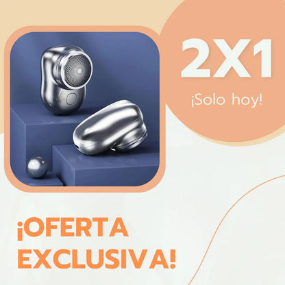 PROMO 2 X 1 MINI AFEITADORA ELÉCTRICA USB DE LARGA DURACIÓN