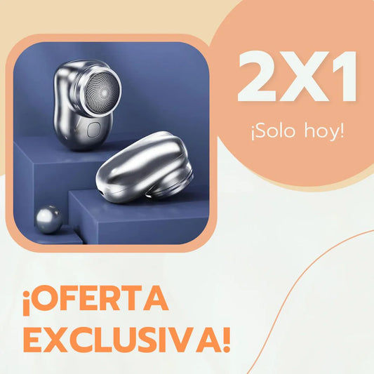 PROMO 2 X 1 MINI AFEITADORA ELÉCTRICA USB DE LARGA DURACIÓN