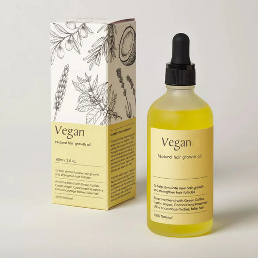 Crecimiento Del Cabello | Aceite Natural Vegano 2X1